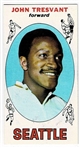 1969 Topps Basketball #58 John Tresvant - Seattle SuperSonics